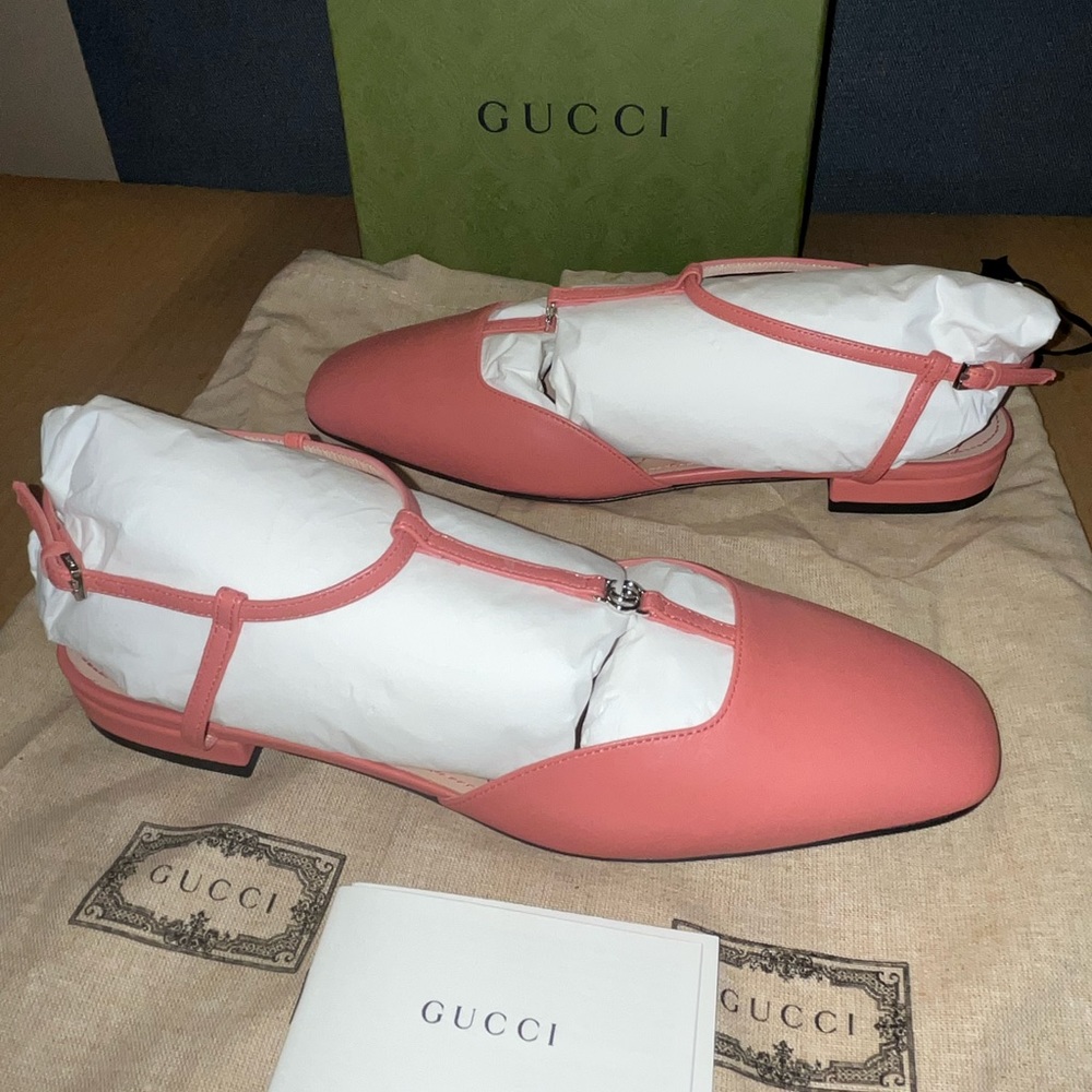 Authentic Gucci Women’s Double G Ballet Flat size 39.5